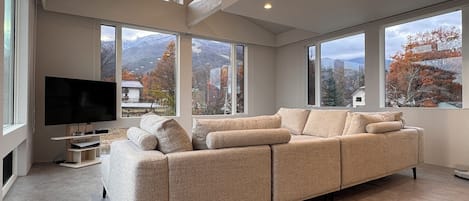 Villa Luxe, vue montagne | Coin séjour
