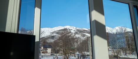 Luxury Villa, Mountain View | Living area | Smart TV, Netflix, heated floors, smart speakers