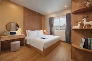 Apartemen, balkon, pemandangan kota | Brankas dan Wi-Fi gratis