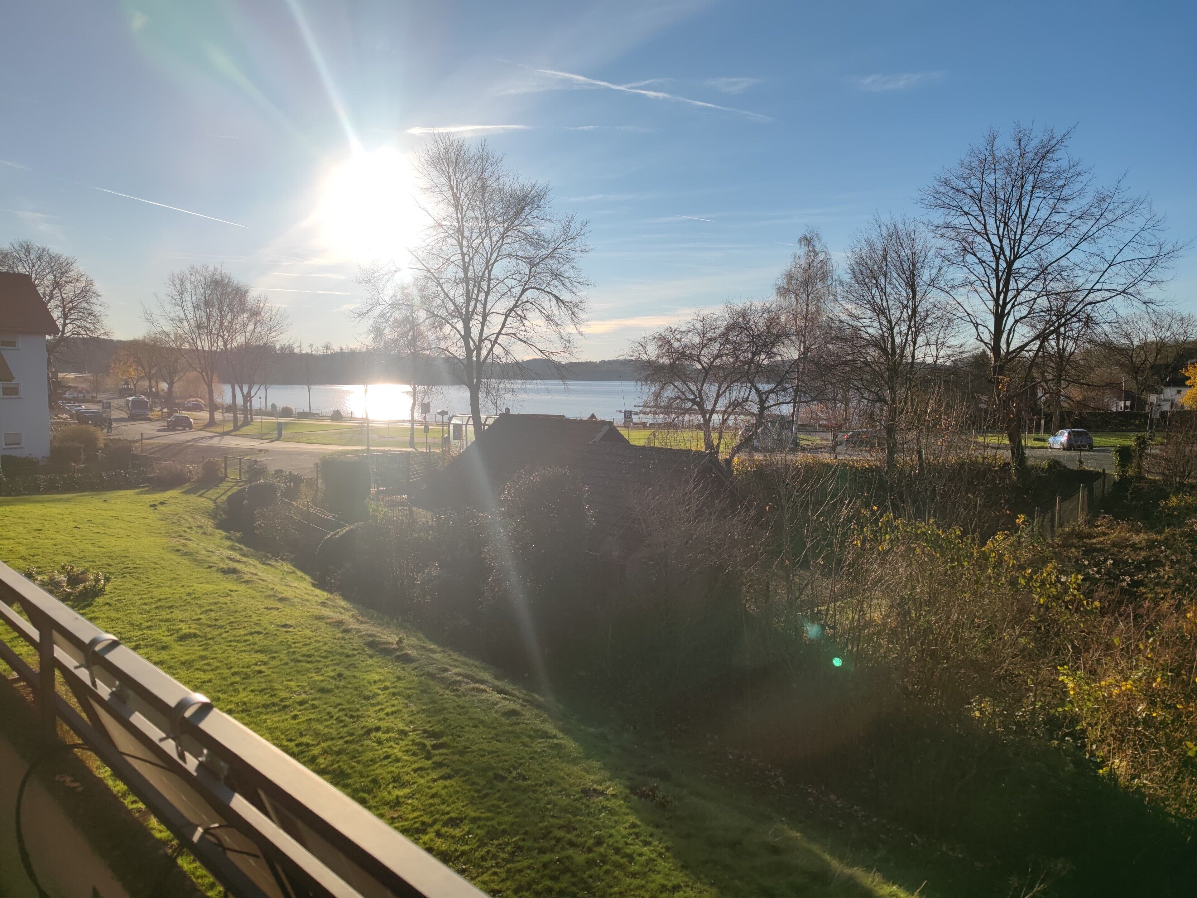 Blick von der Unterkunft