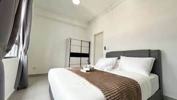 Apartment, 2 Schlafzimmer | Bügeleisen/Bügelbrett, Bettwäsche