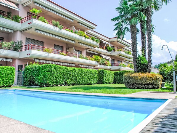 Una piscina riscaldata