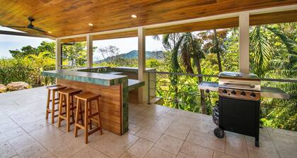 Outstanding ocean view, 4 bdr, jungle villa!
