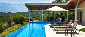 Outstanding ocean view, 4 bdr, jungle villa!