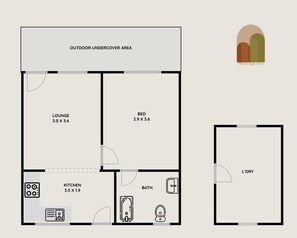 Floor plan - Prickly Pear Stays in Plympton (Plympton)