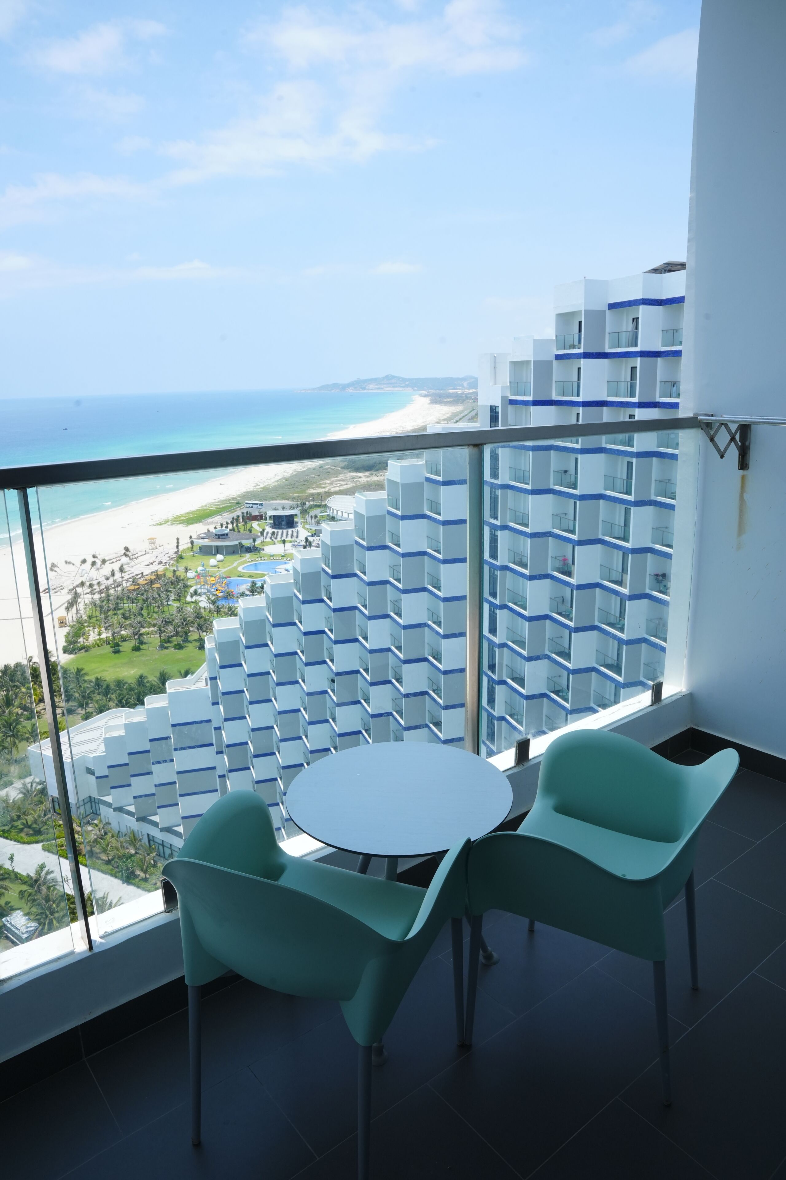 Deluxe Double or Twin Room, Balcony, Beach View | Desk, laptop workspace, soundproofing, free WiFi