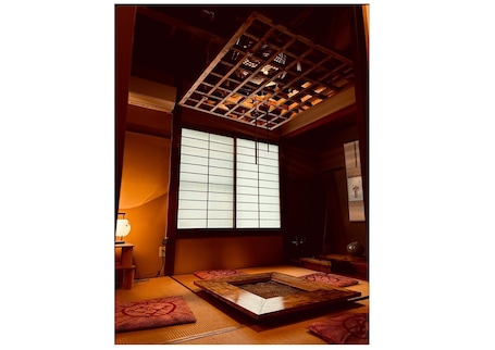 Interior. An inn where you can experience harvesting asparag / Imari Saga