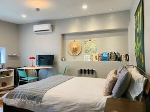 1 chambre, bureau, Wi-Fi, draps fournis