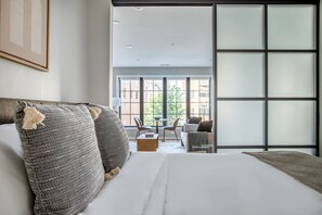 1 soverom, strykejern/-brett, wi-fi og sengetøy