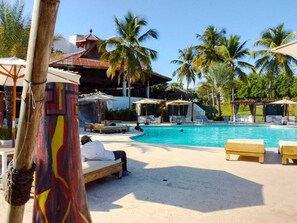 Pool - Charming 3-bedroom villa with AC, WiFi in brilliant Juan Dolio (Juan Dolio)