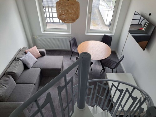 Maisonettewohnung mit zwei Schlafzimmern und einem Wohnzimmer