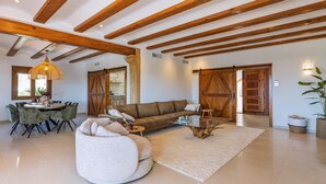 TV, fireplace - Casa del Cervecero - Javea, Costa Blanca (Javea)