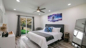 3 chambres, fer et planche à repasser, accès au Wi-Fi (inclus)