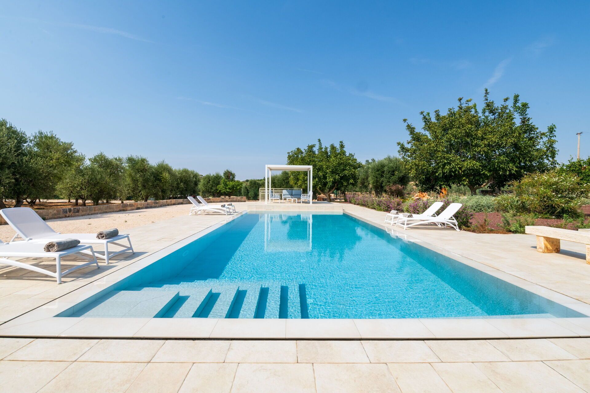 Et oppvarmet basseng