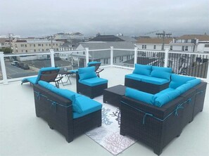 Terrace/patio - Oceanview Condo w/ a Rooftop Deck, Pool & Hot Tub! (Wildwood)