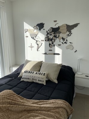1 bedroom, iron/ironing board, WiFi, bed sheets - Infinity Department (Ushuaia)