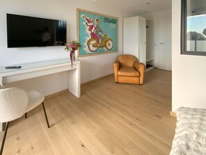 Living area - L'escapage Vintage - Villa with swimming pool 15 minutes from Strasbourg city center (Eschau)