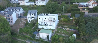 Room with double balneo duo, terrace sea view, Le Tréport, Mers les bains