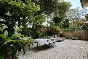 Outdoor dining - Quiet family home with terrace - near Ondres beach (Ondres)
