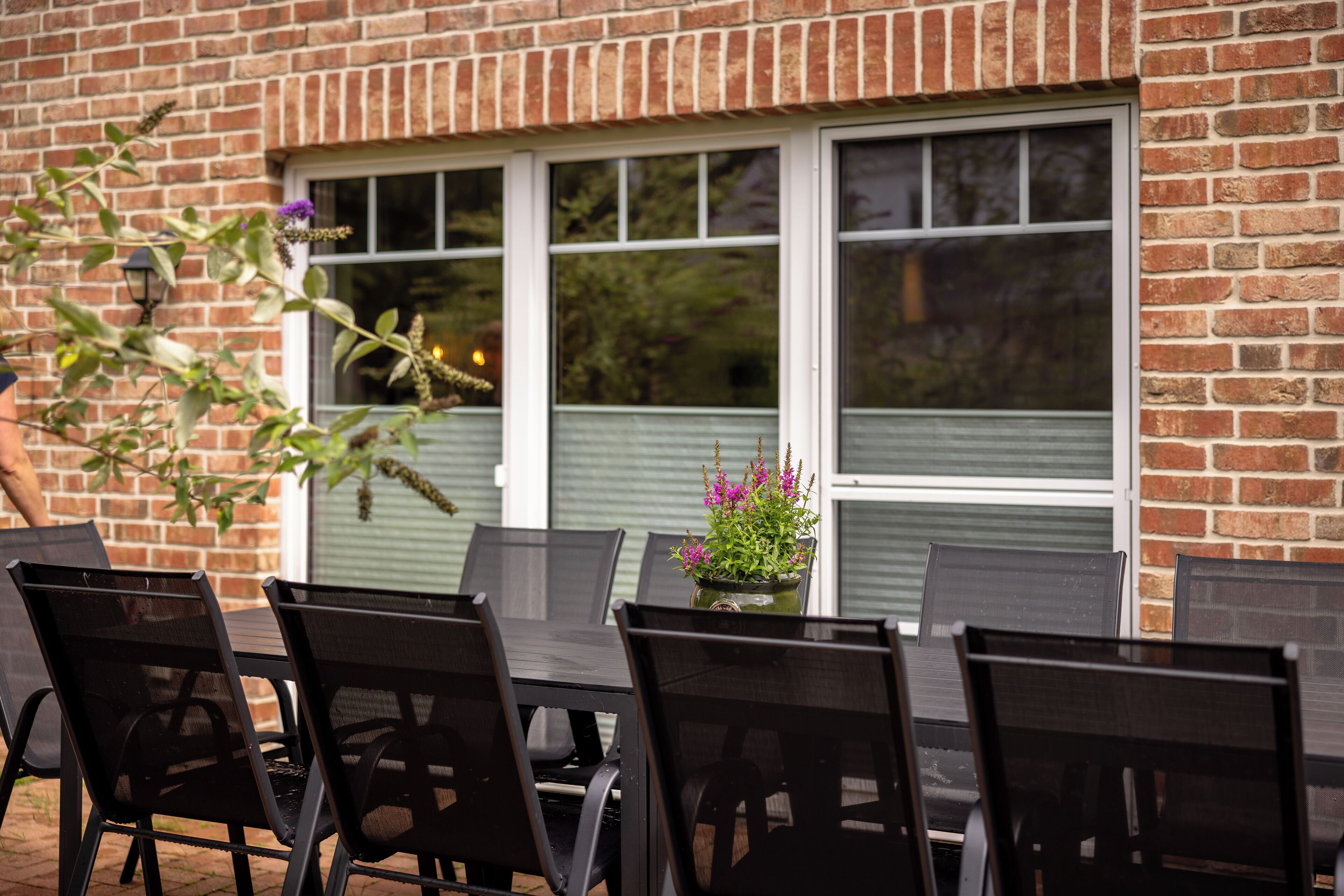 屋外ダイニングエリア