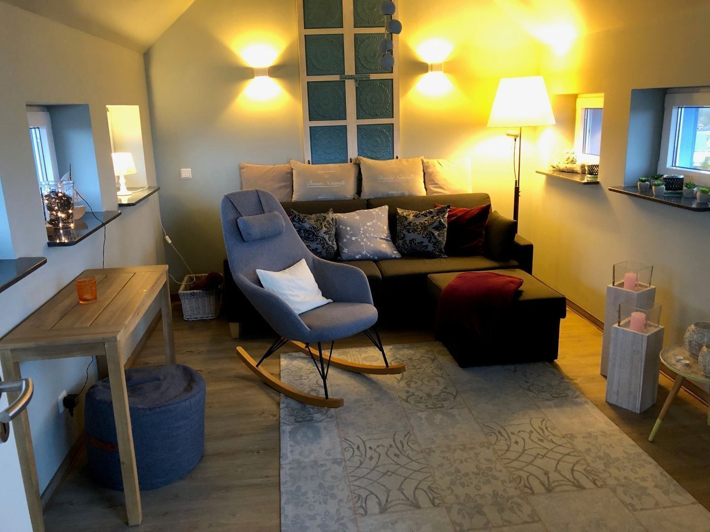 Fernseher, DVD-Player, Stereoanlage