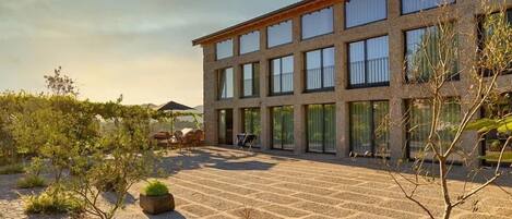 Voorkant van accommodatie