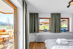 1 makuuhuone, vauvan matkasänky, ilmainen Wi-Fi, vuodevaatteet