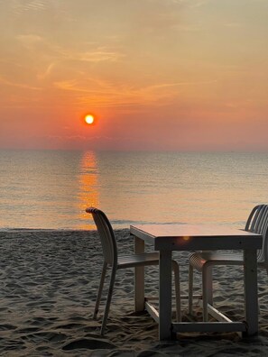 Blick von der Unterkunft