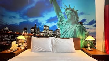 In-room safe, blackout drapes, soundproofing, iron/ironing board