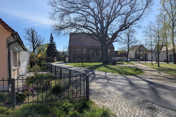 Dorfaue neben dem Ferienhaus