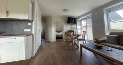 Küstenbude, 3 Zi. Wohnung mit Balkon für 4 Pers.