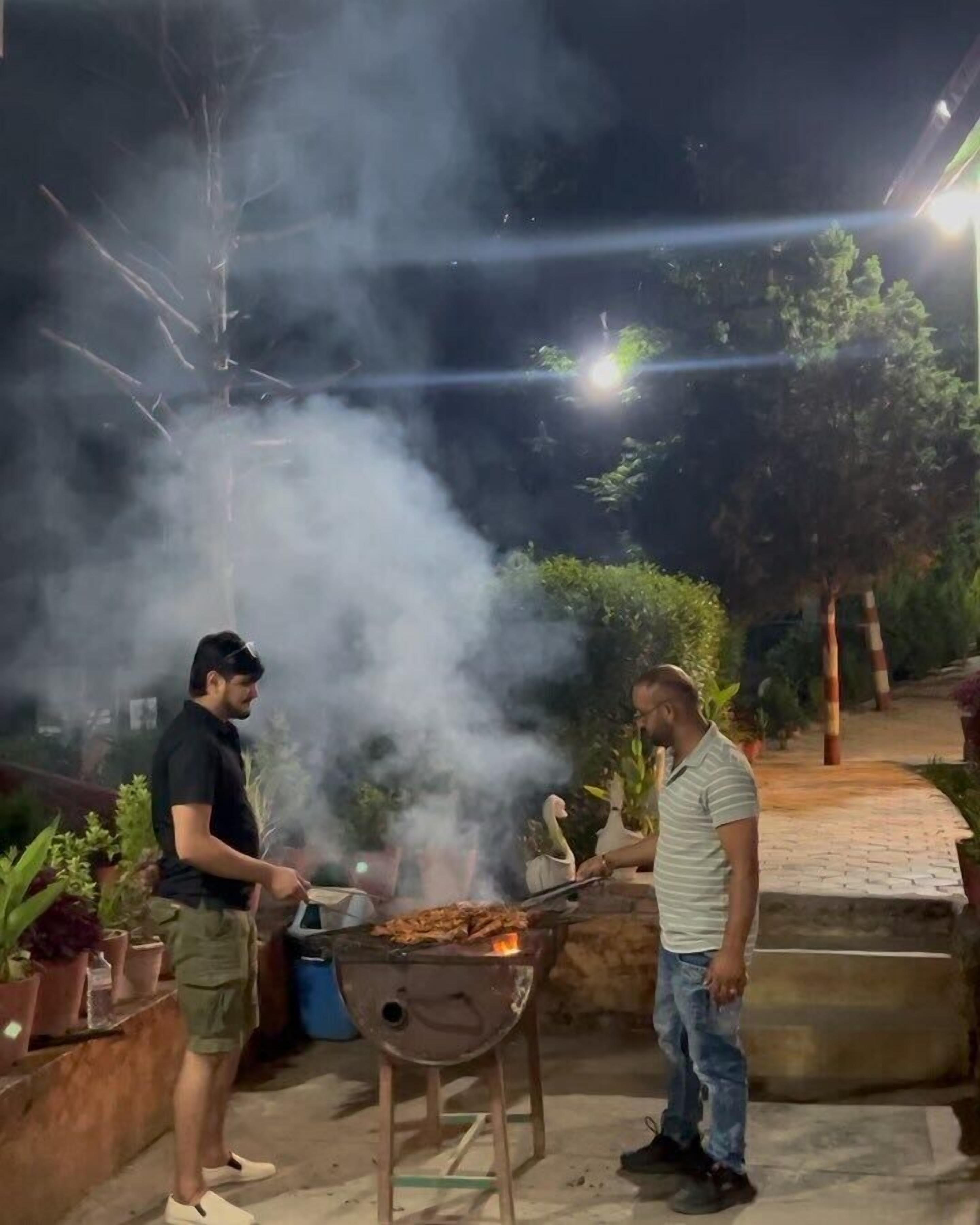 Espace banquet en plein air