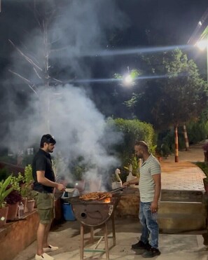 Aussenbereich für Bankette