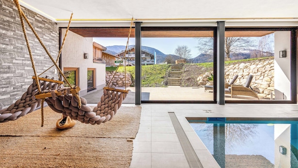 Indoor pool, a heated pool - Studio Winklmoos | Pool, sauna & mountain view (Reit im Winkl)