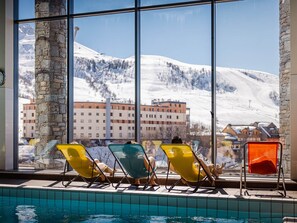 Pool - Comfortable 2-BR Apt at the Foot of the Slopes (Saint-François-Longchamp)