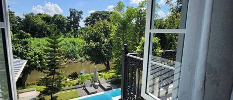 奢華別墅, 私人泳池, 花園景觀 | 露台/庭院