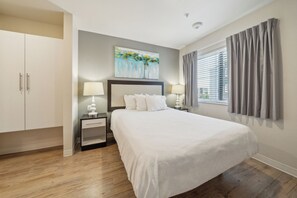 Desk, iron/ironing board, travel crib, free WiFi