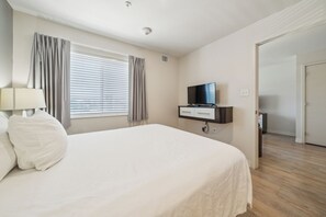 Desk, iron/ironing board, travel crib, free WiFi