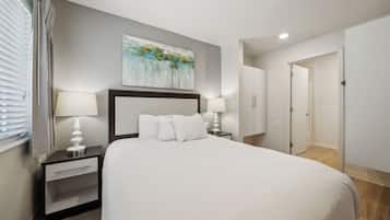 Desk, iron/ironing board, travel crib, free WiFi