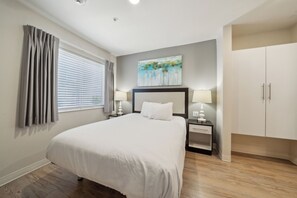 Desk, iron/ironing board, travel cot, free WiFi