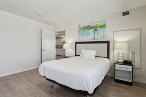 Desk, iron/ironing board, travel cot, free WiFi