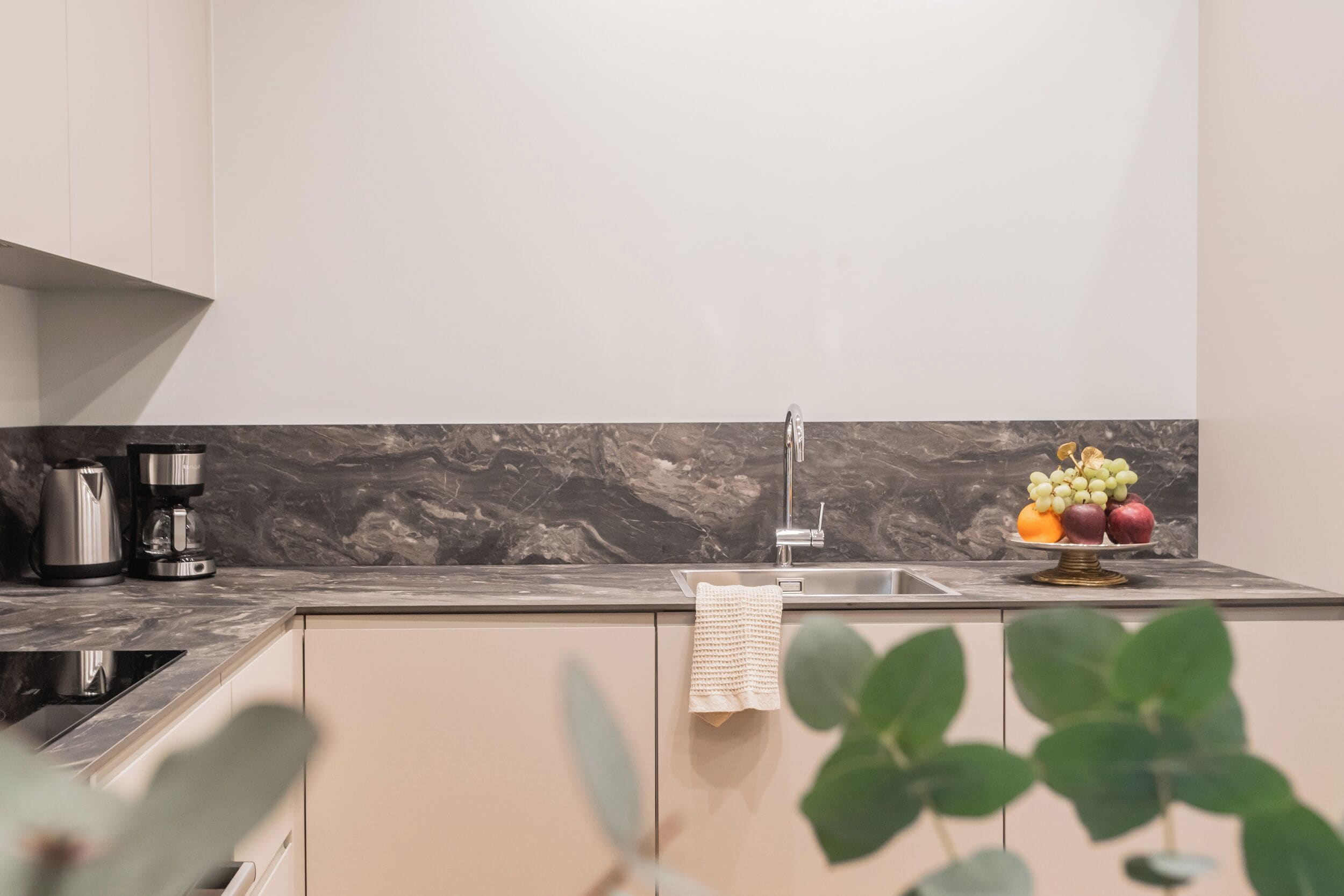 Apartment (1 Bedroom) | Eigene Küche | Ofen, Geschirrspüler, Wasserkocher, Toaster