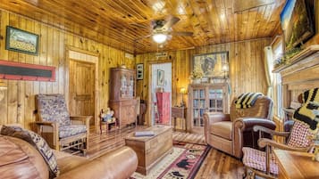 TV connectée, cheminée