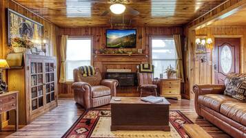 TV connectée, cheminée