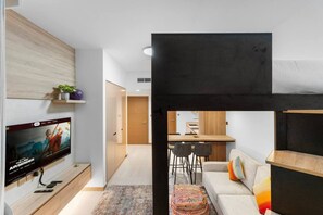 Smart TV - Missoni | Canal View | Fully Furnished Studio (Dubai)