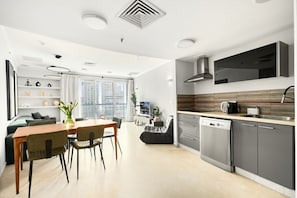 Appartement, uitzicht op het strand | Interieur