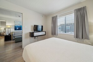 Desk, iron/ironing board, travel cot, free WiFi