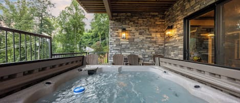 Baignoire à remous extérieure