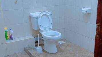 Shower, bidet, soap