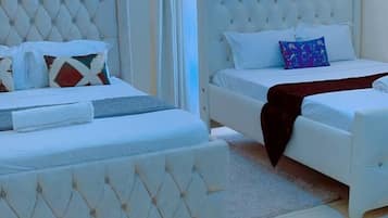 2 slaapkamers, een strijkplank/strijkijzer, wifi, beddengoed